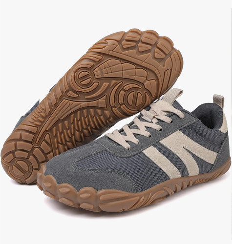 Mens grey barefoot - mens, shoes