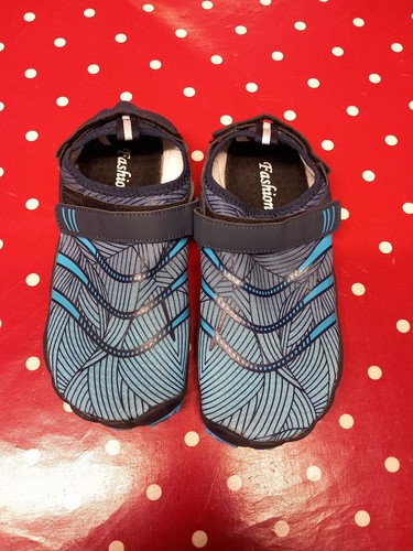 Navy and turquoise - navy, barefoot